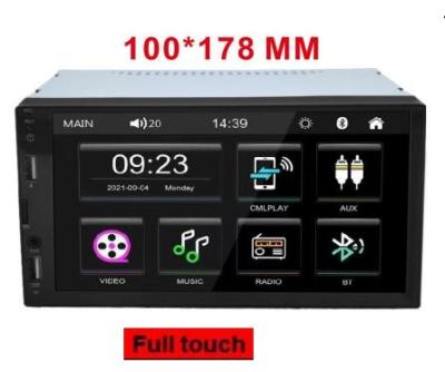 China Multifunctional Car Radio Universal 2 Din Car Multimedia Player MP5 Autoradio Carplay 7