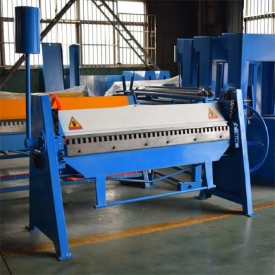 China Duct Making Hot Sale 1.5X2000mm Manual TDF Sheet Metal Bending Machine for sale