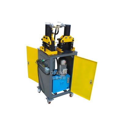 China energy & JTM-633 Angle Iron Mining High Quality Punch Shear Machine 3 in 1 Hole Cutter Punch Chamfering Machine for Angle Iron for sale