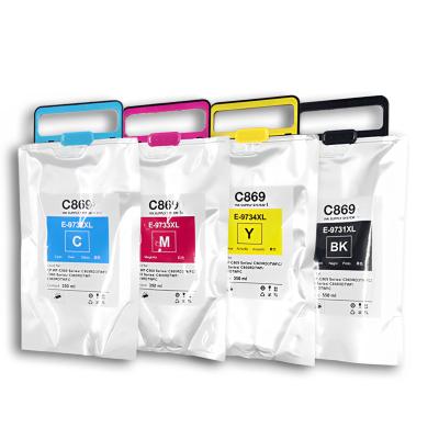 China ZJ COMPATIBLE 9731 ink cartridge 9732 9733 9734 compatible with chip for Epson WF-C869 printer for sale