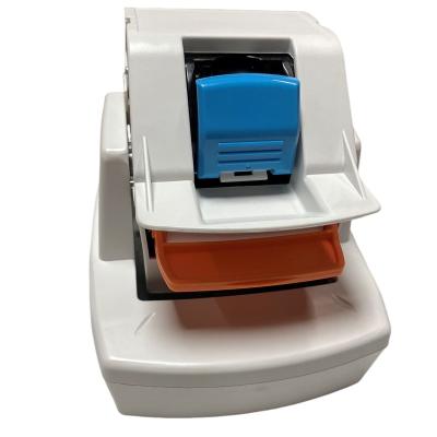 China 50 Sheets Office Folding Plastic Flat Electric Stapler Automatic Electric Flat Stapler for sale