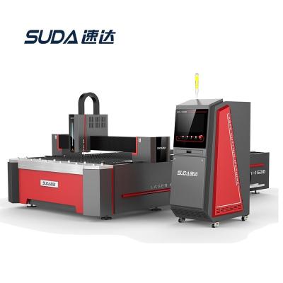 China Laser CUTTING SUDA Brand FC1530 FC1540 1500W fastest top grade cnc fiber laser cutting machine for kitchen tableware factory for sale