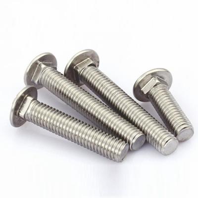 China Factory Price Round Screw OEM M4-M20 ODM Carbon Steel 304 Stainless Steel Carriage Bolt for sale