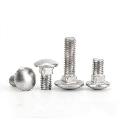 China Factory Price M4-M20 Round Countersunk Head Screw Carbon Steel 304 Stainless Steel Head Carriage Bolt for sale