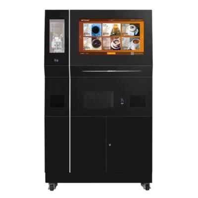 China 2022 Hot Sale Coin Qr Code Token Banknote And Other Full Automatic Cold Coffee Vending Machine Selling HW-JN-KS-SV-07 for sale