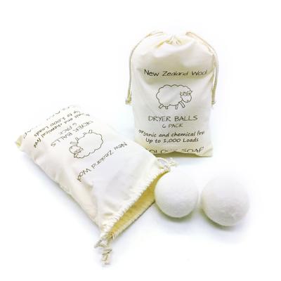 China Shorten Drying Time New Zealand Eco Dryer Balls 100% Wool Drier Balls With Lavender Essential Oil for sale