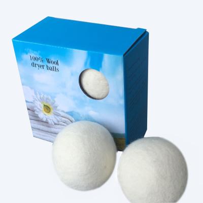 China Cleaning 6 Ball 100% New Zealand Organic Wool Dryer Pack 7cm Laundry Ball for sale