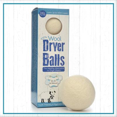 China Odor Eliminating / Dehumidifying Daisy's Natural Wool Drier Balls For Sensitive Skin for sale