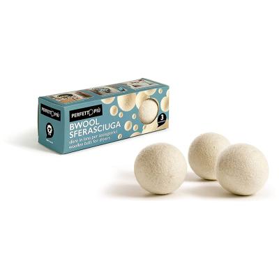 China Odor Elimination/Dehumidification Wool Ball For Dryer Bwool-3 Piece Set-Natural for sale