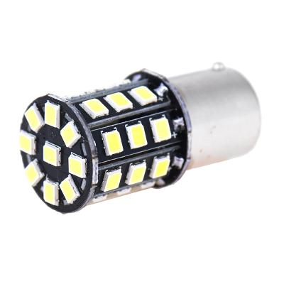 China 1156 BA15S 1157 White Universal 2835 33-SMD LED Car Light Bulbs Turn Signal Lamp Brake Lights for sale