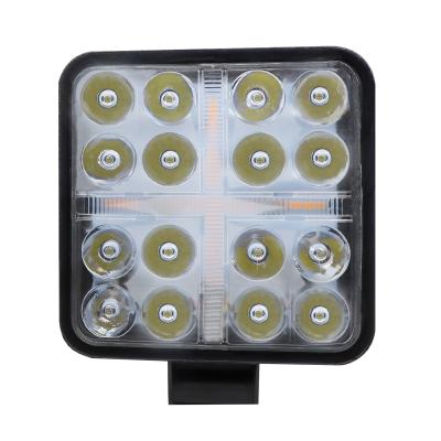 China 2021 Popular Design 48w Led Vehicle Daytime Running Lights 12v 24v Offroad LED Spotlight Spotlight Universal Universal for sale