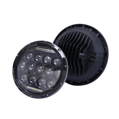 China New 2021 75W Super Bright Car LED Run Lights 7 Inch Daytime Running Light Universal for sale