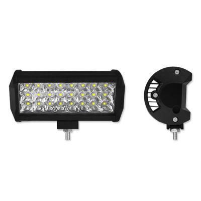 China Wholesale Direct Work 24Beads 8000lm 6000k Sales72W 6Inch LED Aluminum Vehicles Boats Trucks Light Universal Half Operate Light for sale