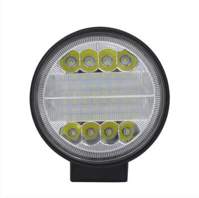 China Direct Sales 72W 28MM 4Inch Round LED Work Light 72 Beads 8000lm 6000k Wholesale Universal Aluminum WORK LIGHT for sale