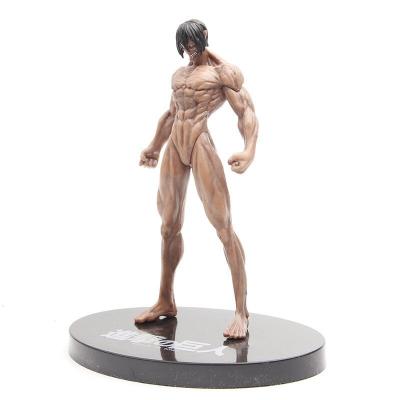 China Cartoon Toy Ready to ship Peripheral Anime Shingeki no Kyojin Eren Jager Figure Doll Action figure doll decoration gift for sale