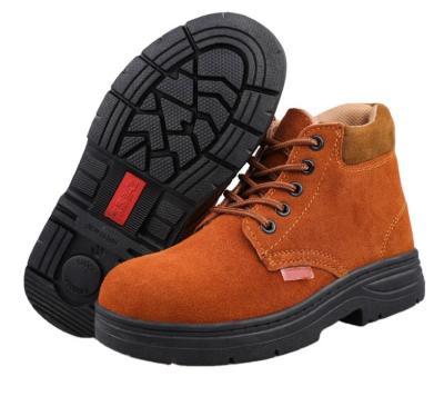 China Steel Toe PU Leather Upper Material Safety Shoes Steel Toe Safety Footwear Equipment Men Puncture Proof Boots for sale