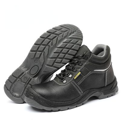 China Toe Brand Steel Steel Toe Safety Shoes Genuine Leather Shoes CE S1P S3 Safety Shoes Work Boots for sale