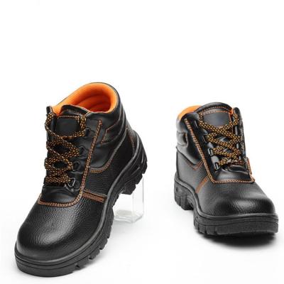 China Wholesale Cheap Price Men Steel Toe Work Safety Shoes Boots With Steel Toe And Steel Plate for sale