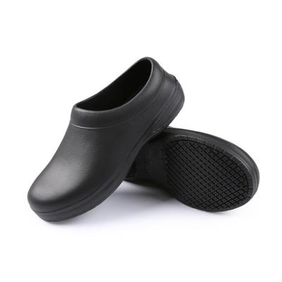 China Wholesale Waterproof Non-slip Oil Resistant Work Shoes Safety Kitchen Chef Shoes Restaurant Eva Shoes for sale