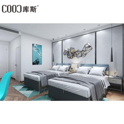 China PANEL School Furniture Bedroom Two Beds Student Apartment Furniture for sale