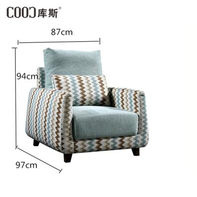 China Newest Modern Design Corner Furniture Sectional Single Sofa BY8078 Fabric Living Room Corner Sofa Set 8078 for sale