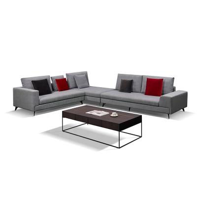 China L-Shape Sectional Sofa Fabric Lounge Luxury Furniture Sofa Set For Living Room 9603 for sale