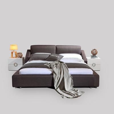 China Comfortable Modern Luxury Double King Queen Size Soft Fabric Bed 3079 for sale