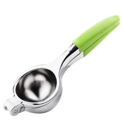 China Viable Non-slip Zinc Alloy Manual Lime Fruit Squeezer Kitchen Instruments Citrus Lemon Orange Squeezer for sale