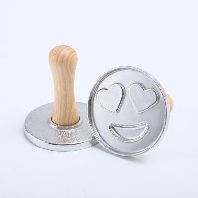 China Disposable Aluminum Alloy Cookie Stamp 3D Cookie Stamps Molds DIY Baking Tools for sale