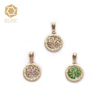 China Not Allergy Elfic 14K Jewelry Womens Tree Of Life Pendant Wholesale for sale