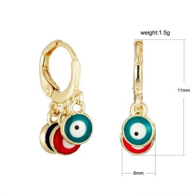 China Popular Bohemian Elfic jewelry in America and Mexico, devil's eye earrings women's earrings for sale