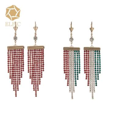 China Hot American Bohemian Elfic Jewelry Tassel Circle Earrings Women Earrings Jewelry for sale