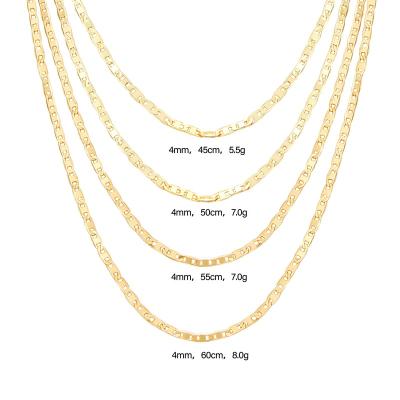 China FASHIONABLE Wholesale Custom Made Jewelry Elfic 4MM Lady Jewelry Beautiful Necklace for sale