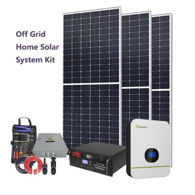 China VAST SUN Energy Storage Remote Control Rack Mounted 5KWH 10KWH 3KW 5KW 10KW Hybrid Off Grid Home Solar System Kit Set for sale