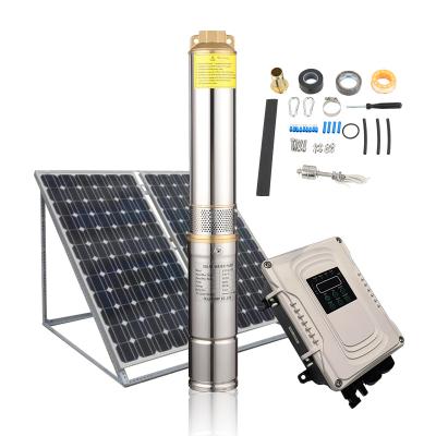 China Water Treatment VAST SUN Large Flow Solar Pump 2.2KW Inverter System Bottom Complete Set for sale