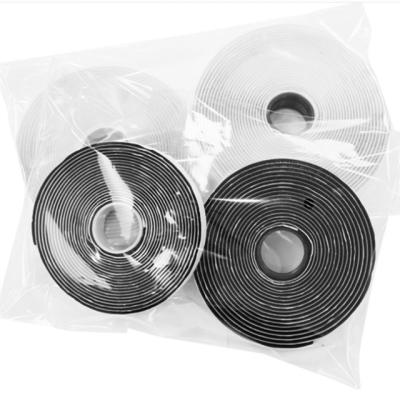 China Wholesale viable 5mm black 20mm custom size mages c soft tape, sticker tape nylon polyester hook and loop soft elastic tape for sale