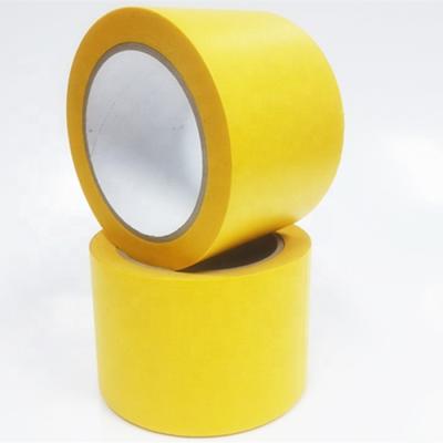 China Hotsale Custom Thin Heat Resistant Washi Tape Wholesale 80 Degree Thin Line Painter Yellow Special Automotive Washi Car Paint Wall Tape for sale