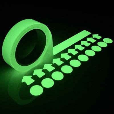 China Tearable Self Adhesive Colorful Green Car Dash On Board Custom Anti Skid Light Strip, Tape, Safety Warning Device For Stairs Car zu verkaufen