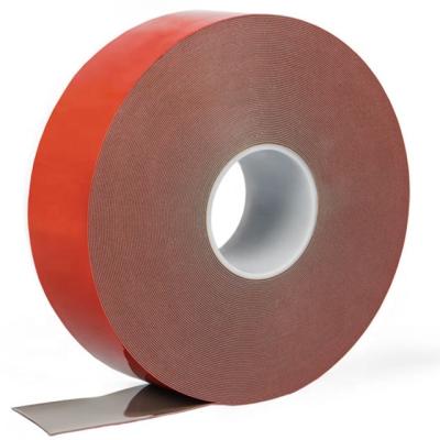 China China Super Waterproof Self Die Cut Automotive Foam Double Sided Adhesive Tape , Gray Double Sided Acrylic vh b Tape For Permanent Structural for sale