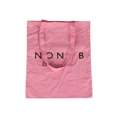 China Factory Handled Green Eco Friendly Recycled Customized Pink Shopping Bags (C34-1) for sale