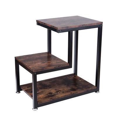 China Strong Ladder Shaped Contemporary Wood End Table for sale