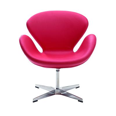 China Adjustable (Height) Emulate Leather Lobby Swan Easy Chair for sale