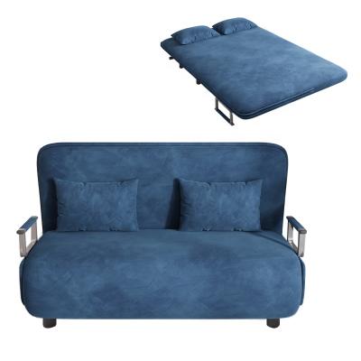 China Metal Frame Adjustable Backrest Convertible Foldable (Other) Sofa With Bed for sale