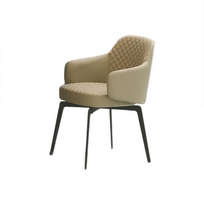 China Contemporary Leather Cafe Restaurant Chair for sale