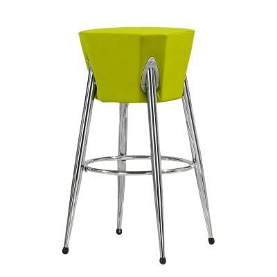 China Shape Metal Modern Non-shedding Bar Stools for sale