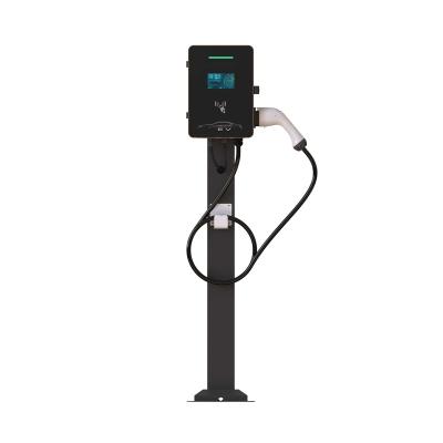 China Single Dual Gun EV Electric Car Charger 22KW Smart AC Car Floor Charging Station For Electric Vehicle Car 535*310*190mm for sale