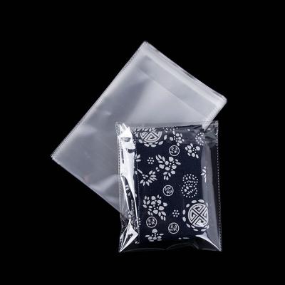 China Hot Selling Disposable Self Adhesive Clear Polyethylene Bags PP Transparent Opp Bag For Candy Packing Gifts for sale