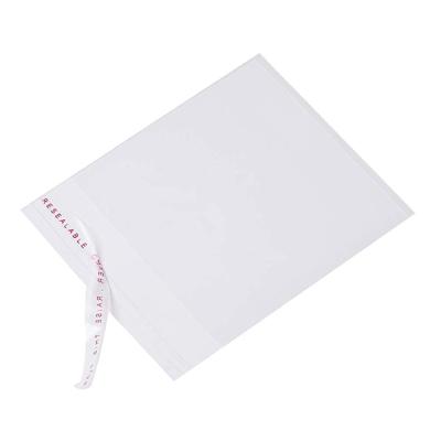 China Disposable Opp Sealed Custom Transparent Self Adhesive Packaging Plastic Opp Bag For Clothes for sale