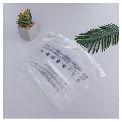 China BIODEGRADABLE custom resealable pe printed ziplock bags transparent zipper slider bags for clothes for sale