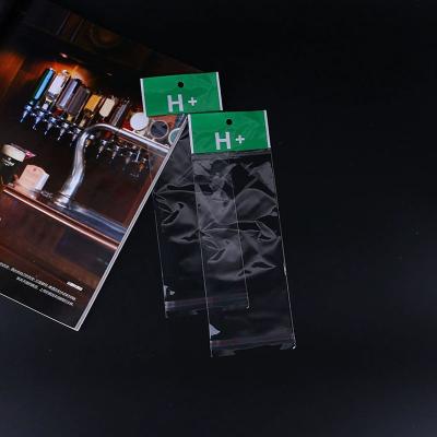 China Self Adhesive Opp Header Opp Printing Disposable Custom Poly Cellophane Bag Bags For Packaging for sale